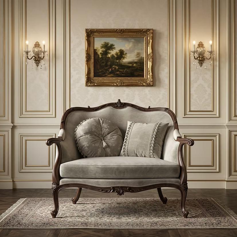 SOFA ĐƠN CỔ ĐIỂN LOUIS 15 (London Armchair)